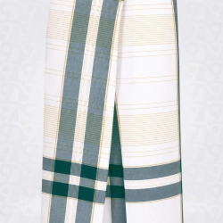 999-SGNR-Aqua Deep Green Harvest Gold Milky White Lungi-Sarong-189